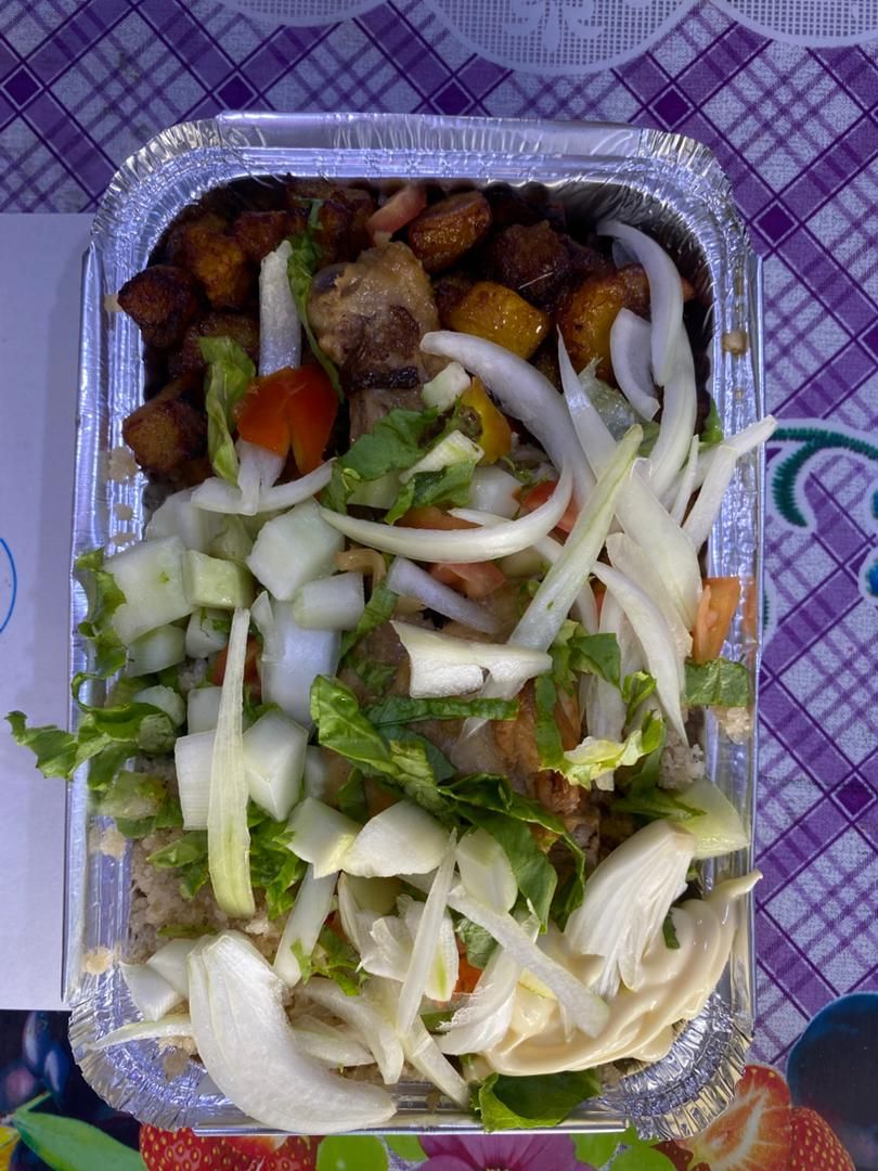 Attiéke Poulet braisé_3
