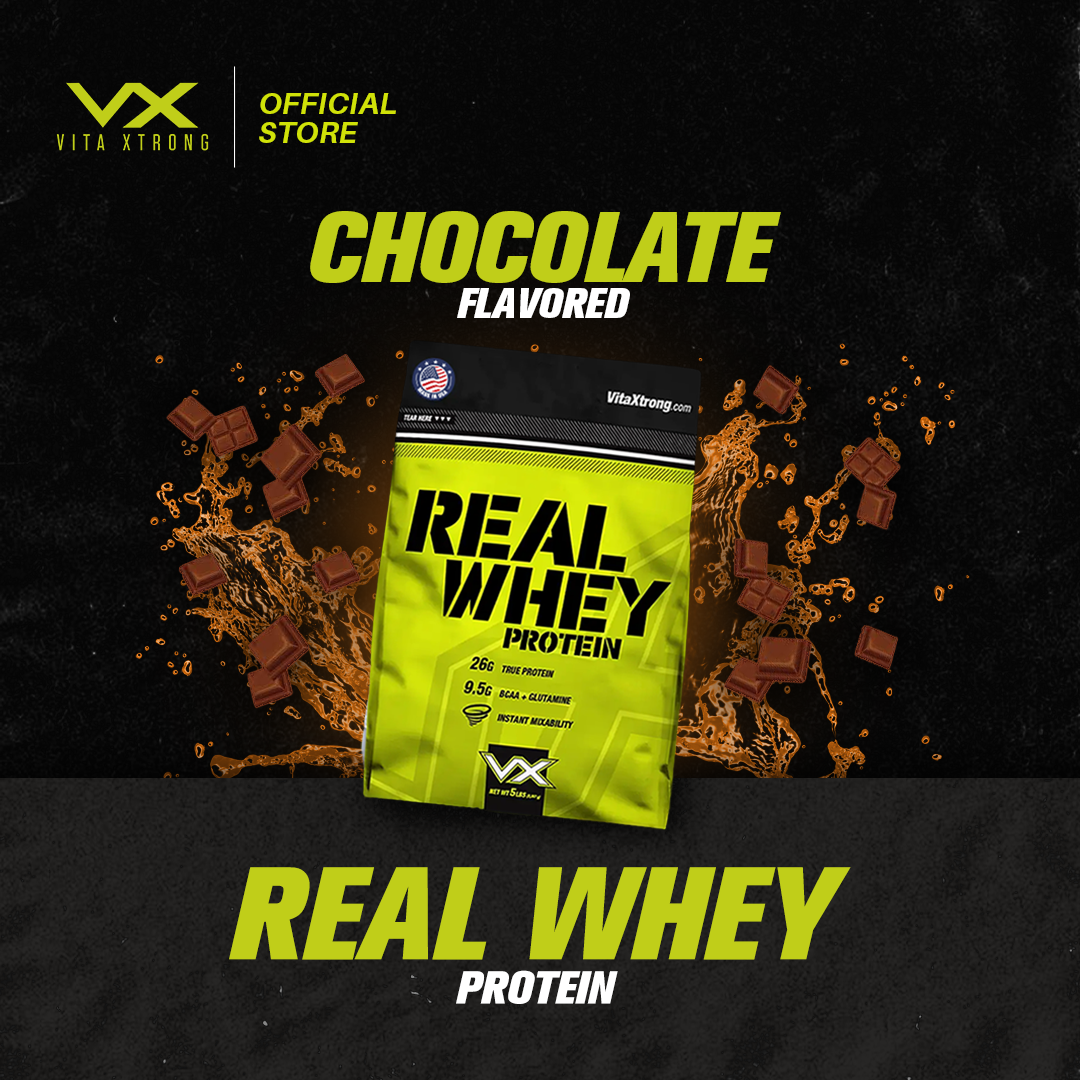 VITAXTRONG REAL WHEY 5lbs 2.3kg (third party lab tested) BUILD MUSCLE & BURN FAT_6
