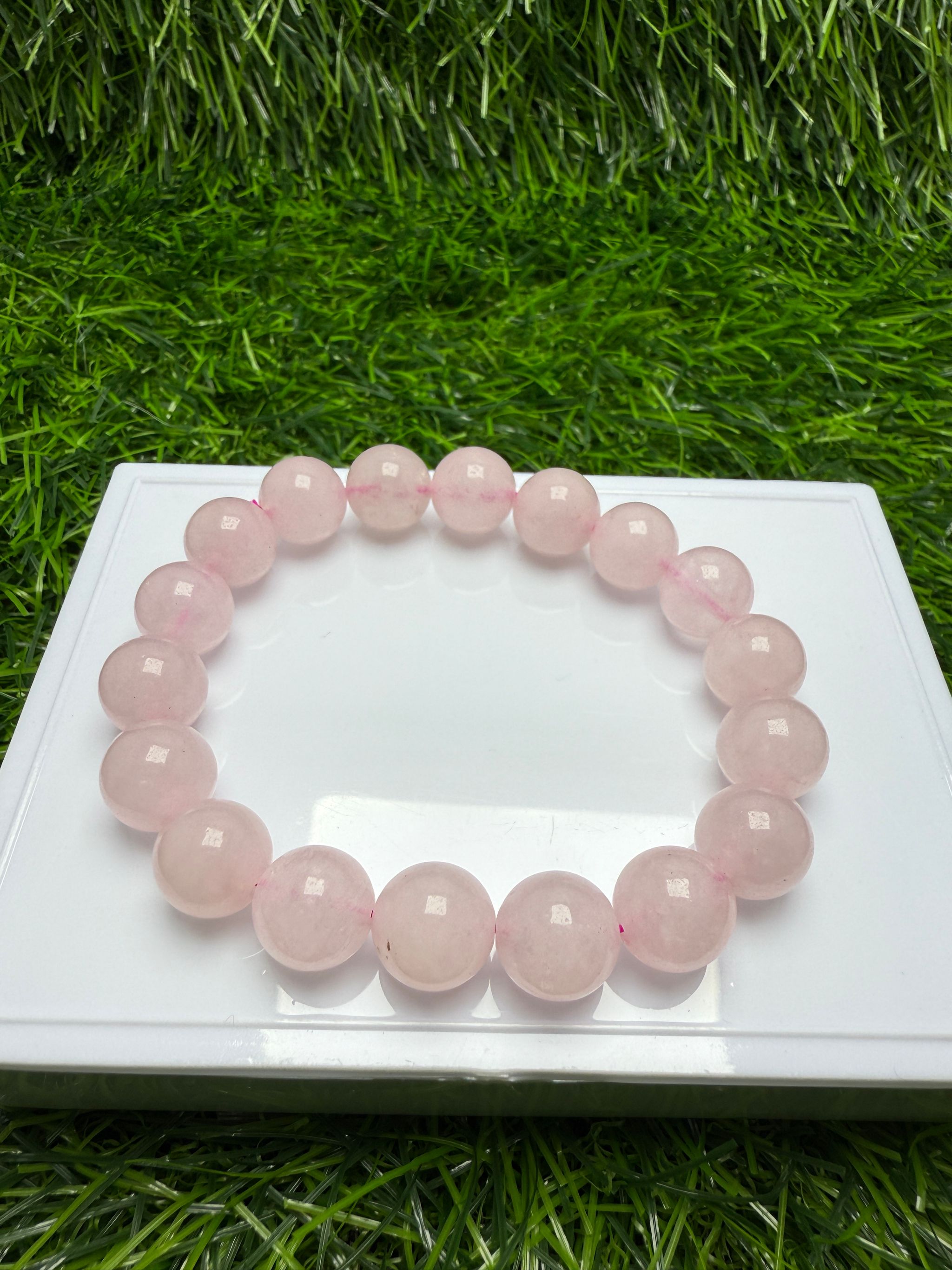 Natural Rose quartz Bracelet _3