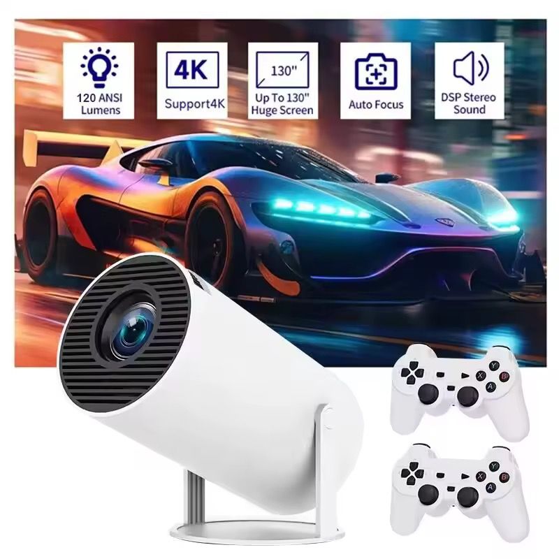 X10 plus Game protector 4K 8GB 10,000 Games android 11 Wi-Fi video game console portable home theater Video H300 projectors_1