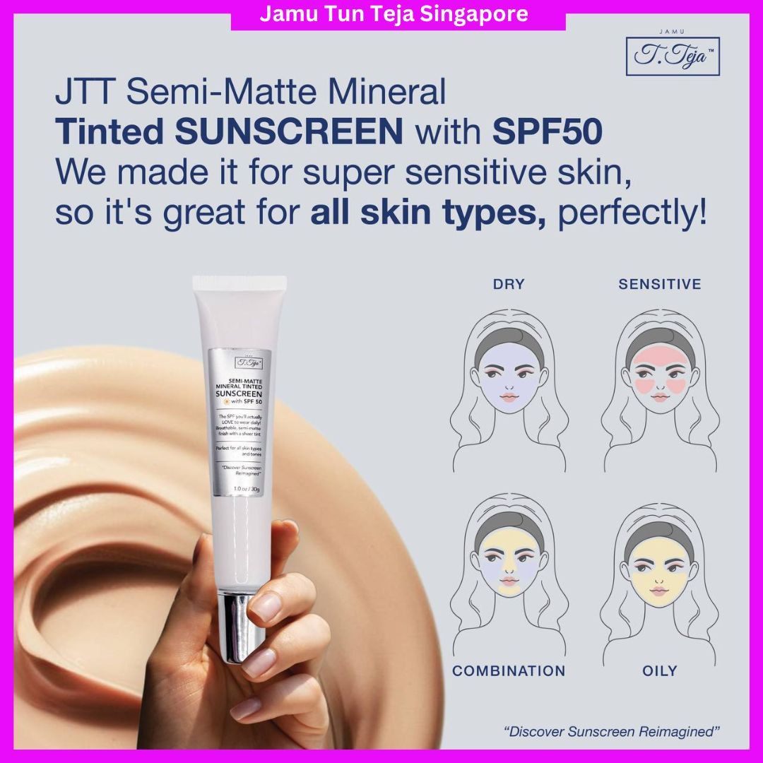 JTT Semi-Matte Mineral Tinted Sunscreen SPF50, 30g _4