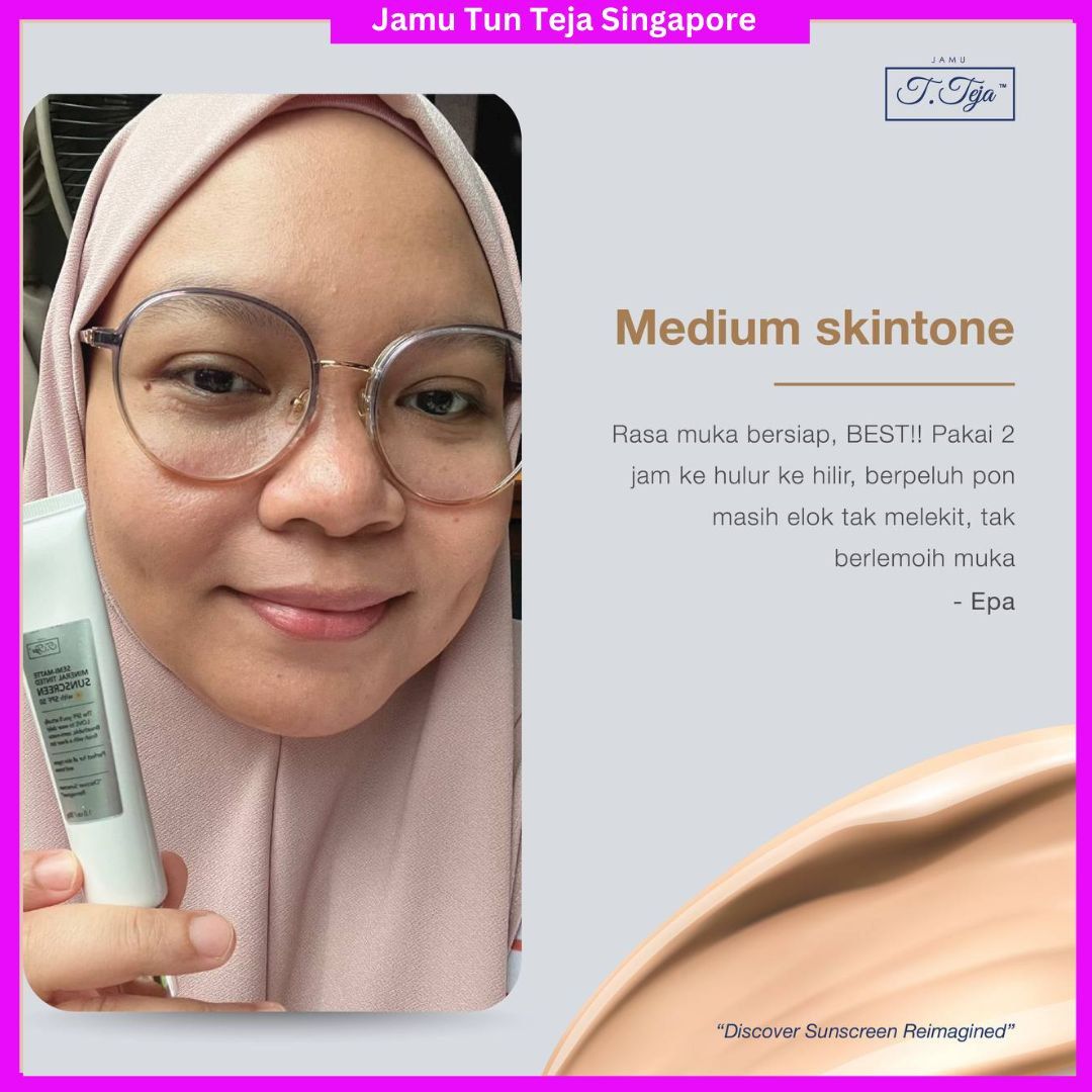JTT Semi-Matte Mineral Tinted Sunscreen SPF50, 30g _6