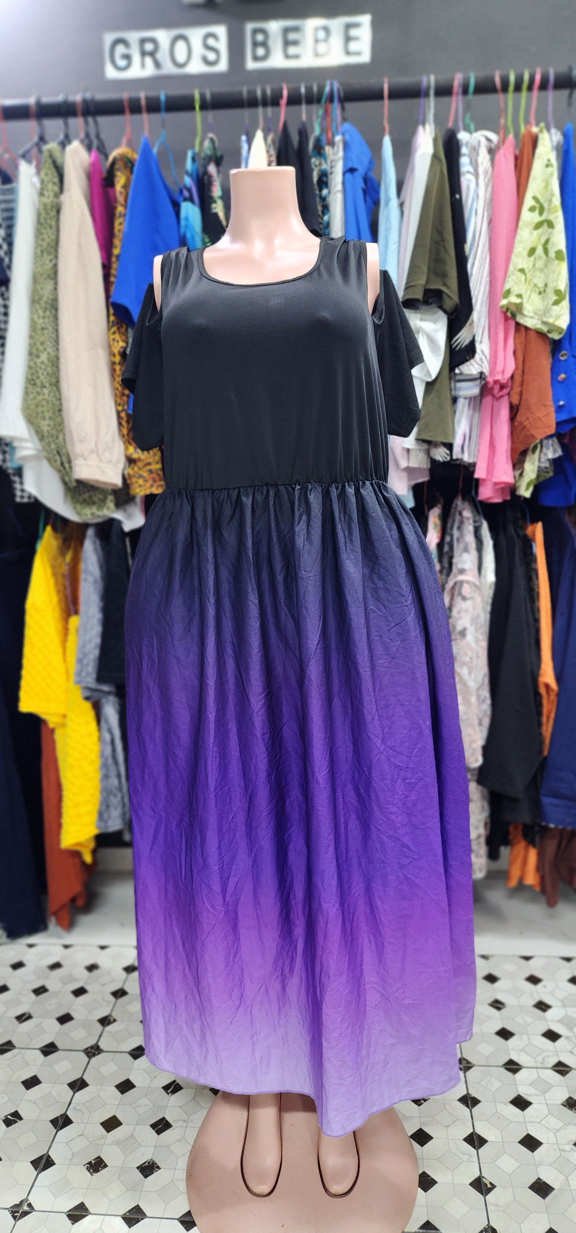 Ombre Purple and Black Gown (52/54)_0