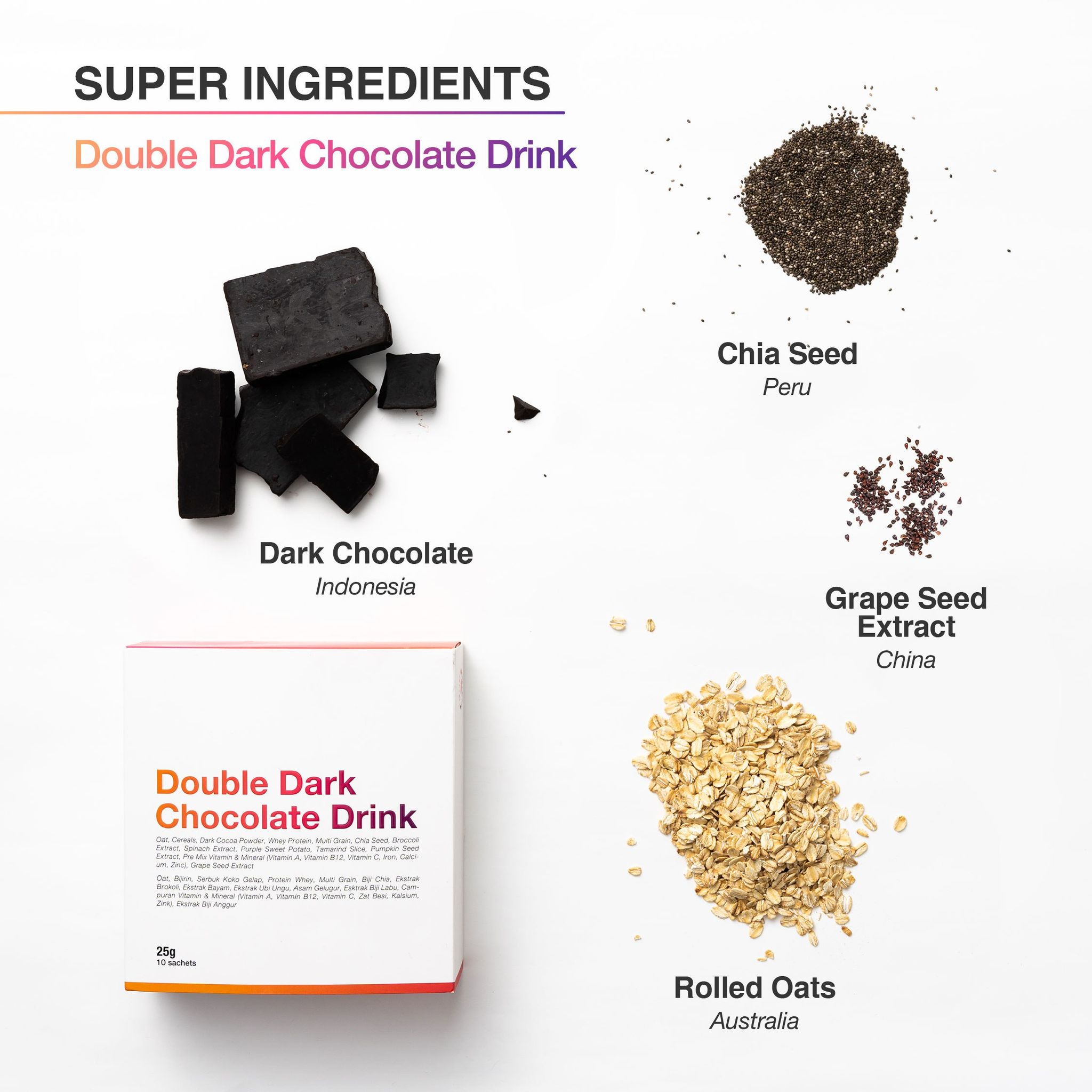 Double Dark Chocolate Drink (Meal Replacement), 10s _1