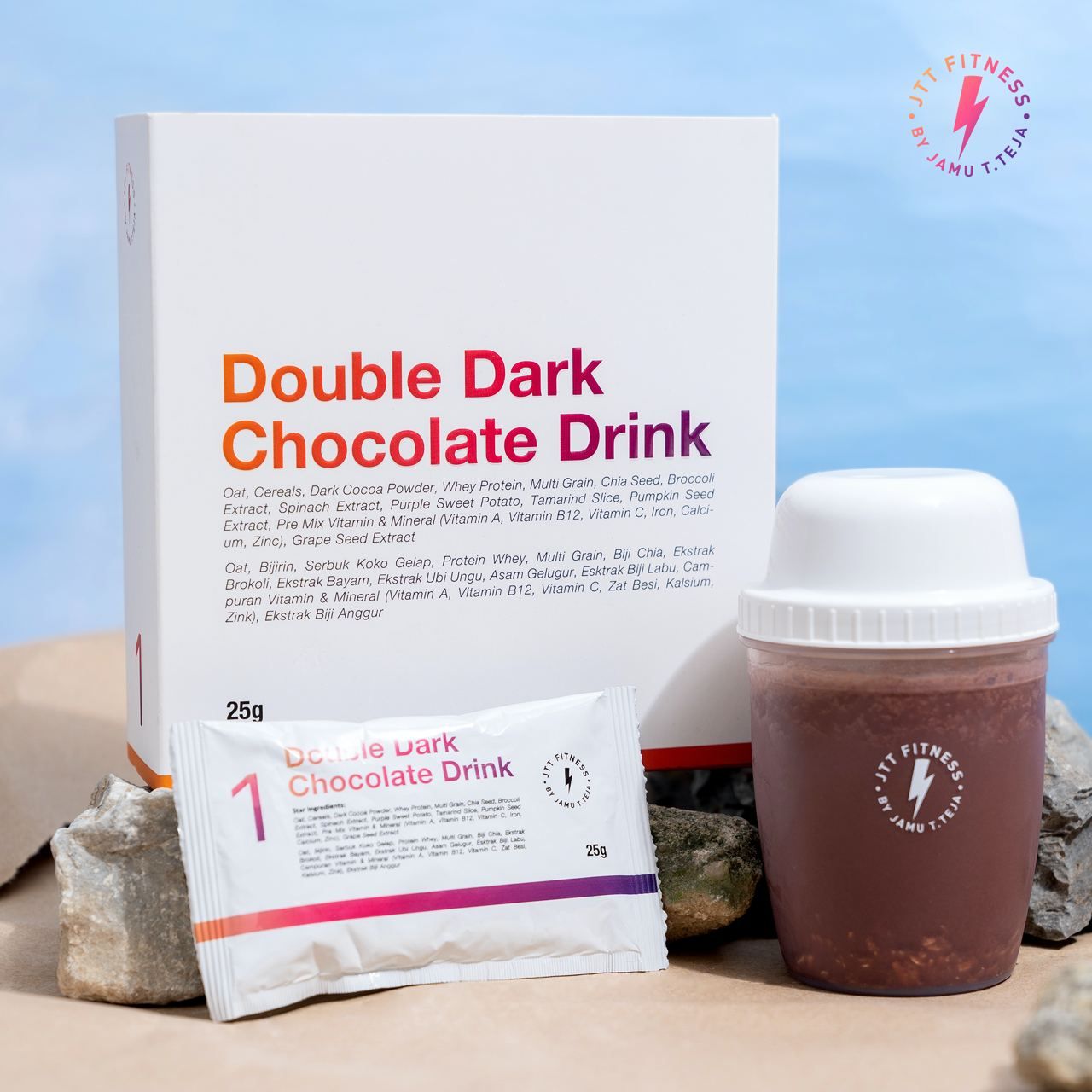 Double Dark Chocolate Drink (Meal Replacement), 10s _2