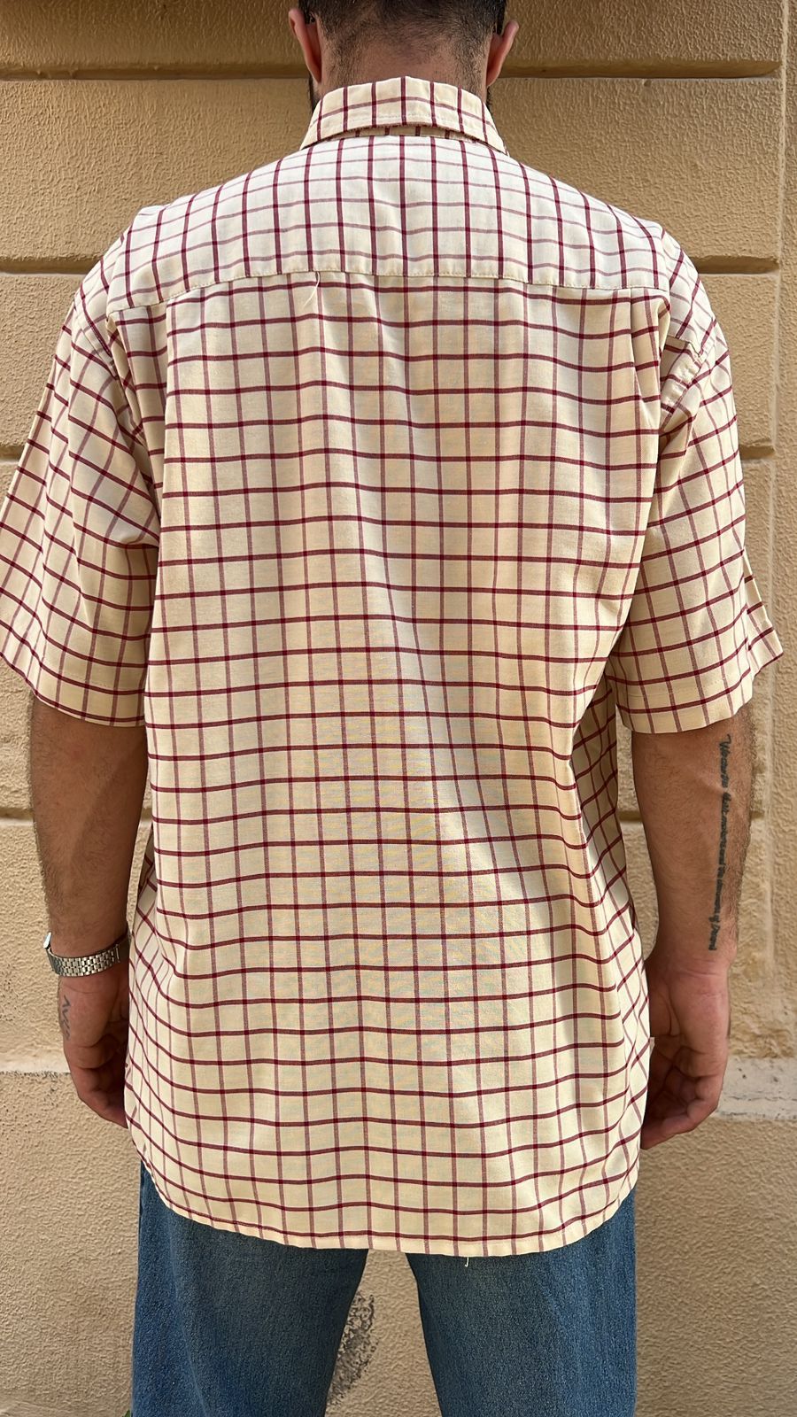 Red & Cream Checkered Shirt_2