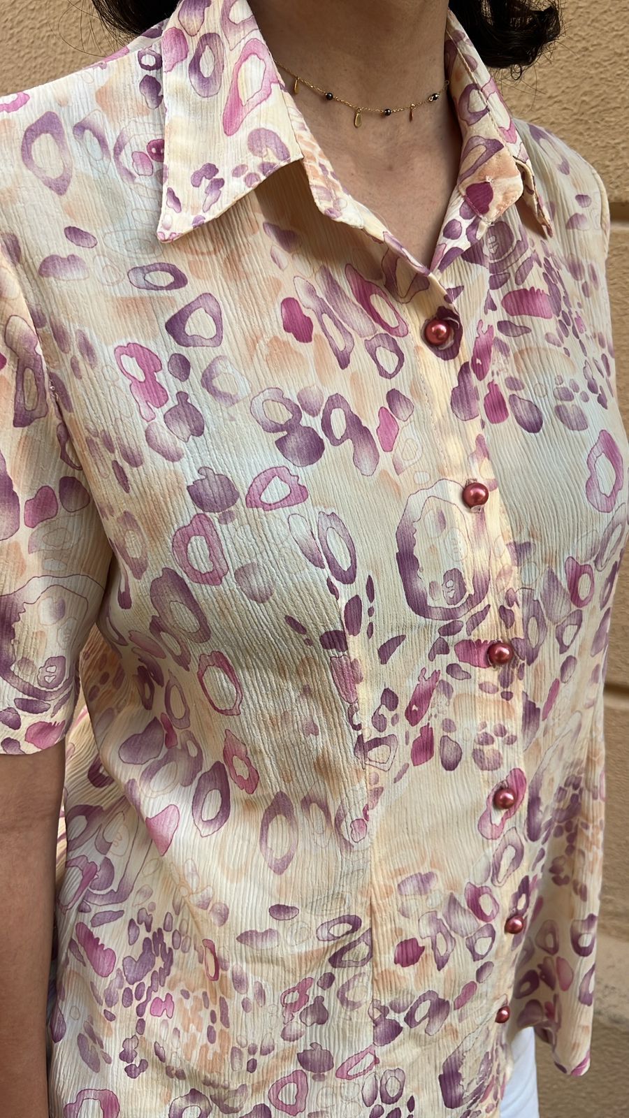 Abstract Art Print Button-Down Shirt_1