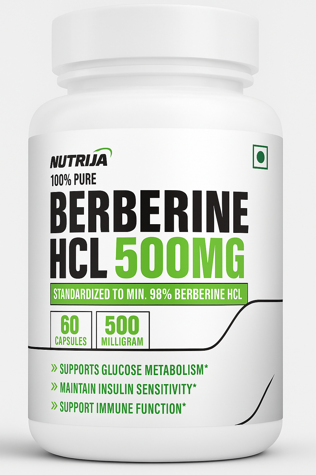 Berberine HCL 500mg Capsules_0