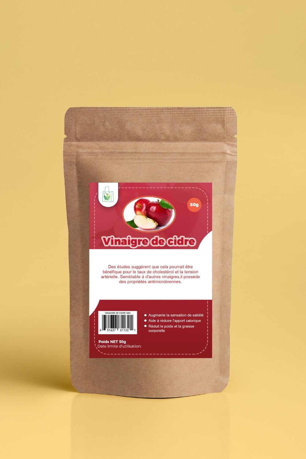 VINAIGRE DE CIDRE NATUREO PACK DE 50G_0