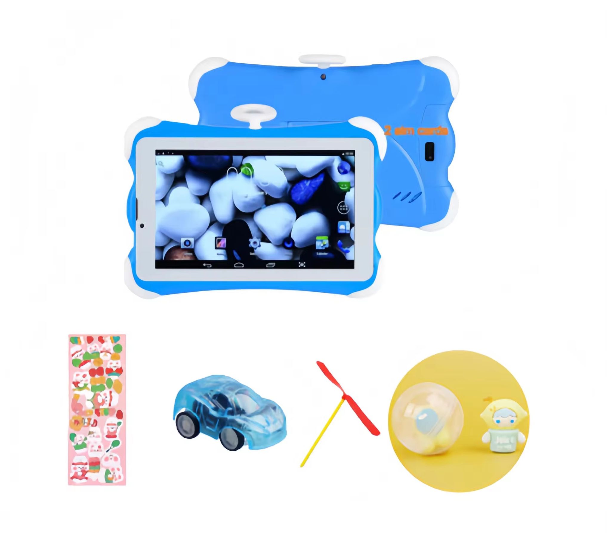 2025 Super Cheap 7 Inch Tablet with SIM Card 4g 12gb+256gb Kids Gift Android 11 Wifi Tablet for Children _0