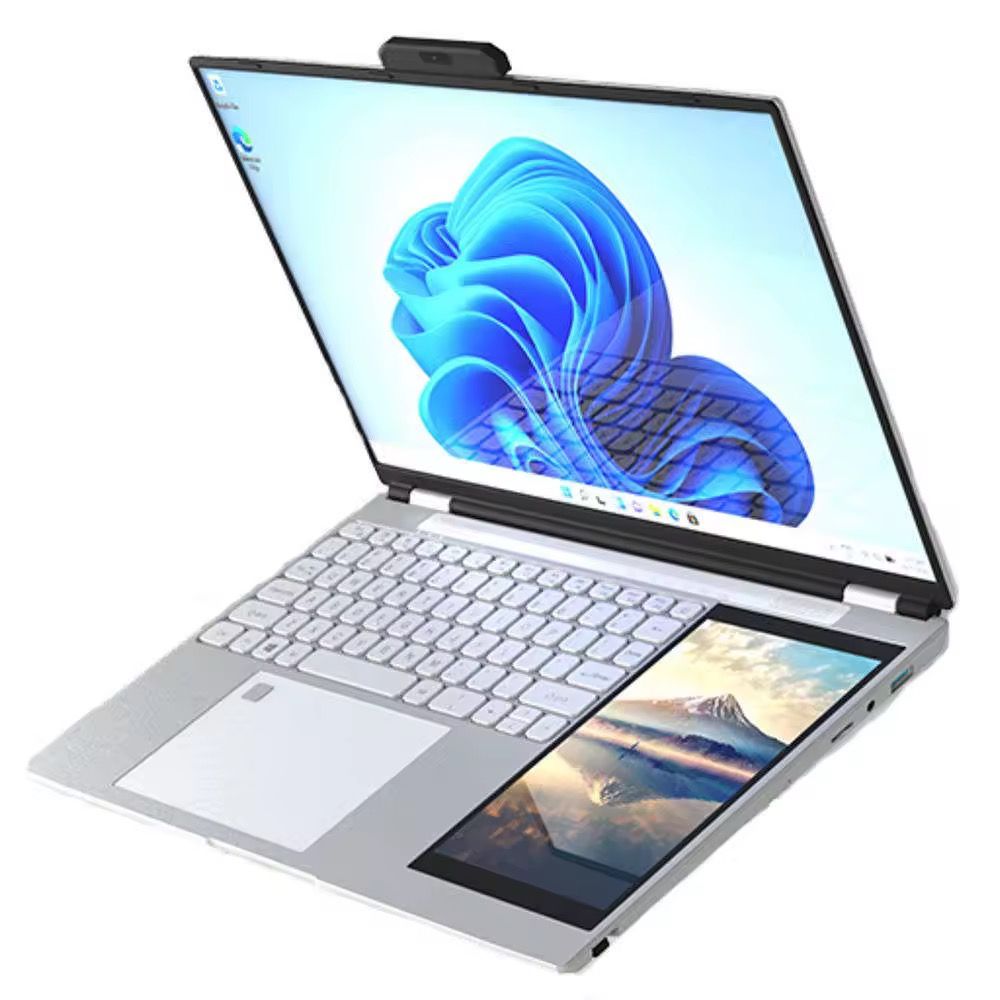 The Latest Dual Screen Ultra Slim Laptops Brand New Notebook N100 2.9Ghz 32Gb Ram 2Tb Ssd MultiPurpose Device Business Laptop_2