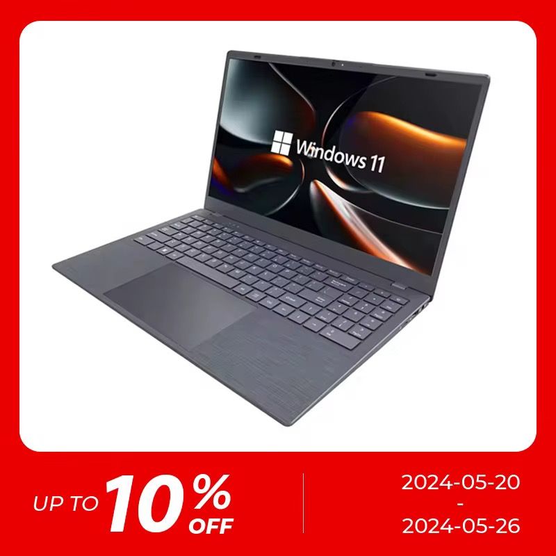 New Design 15.6"' Intel Notebook N5095 Win11 Laptop Computer China Factory Cheap Gaming Laptop 512GB_3