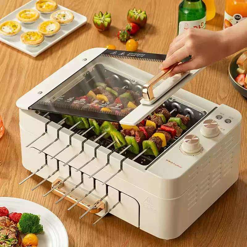 5-in-1 Electric BBQ Skewer Grill_3