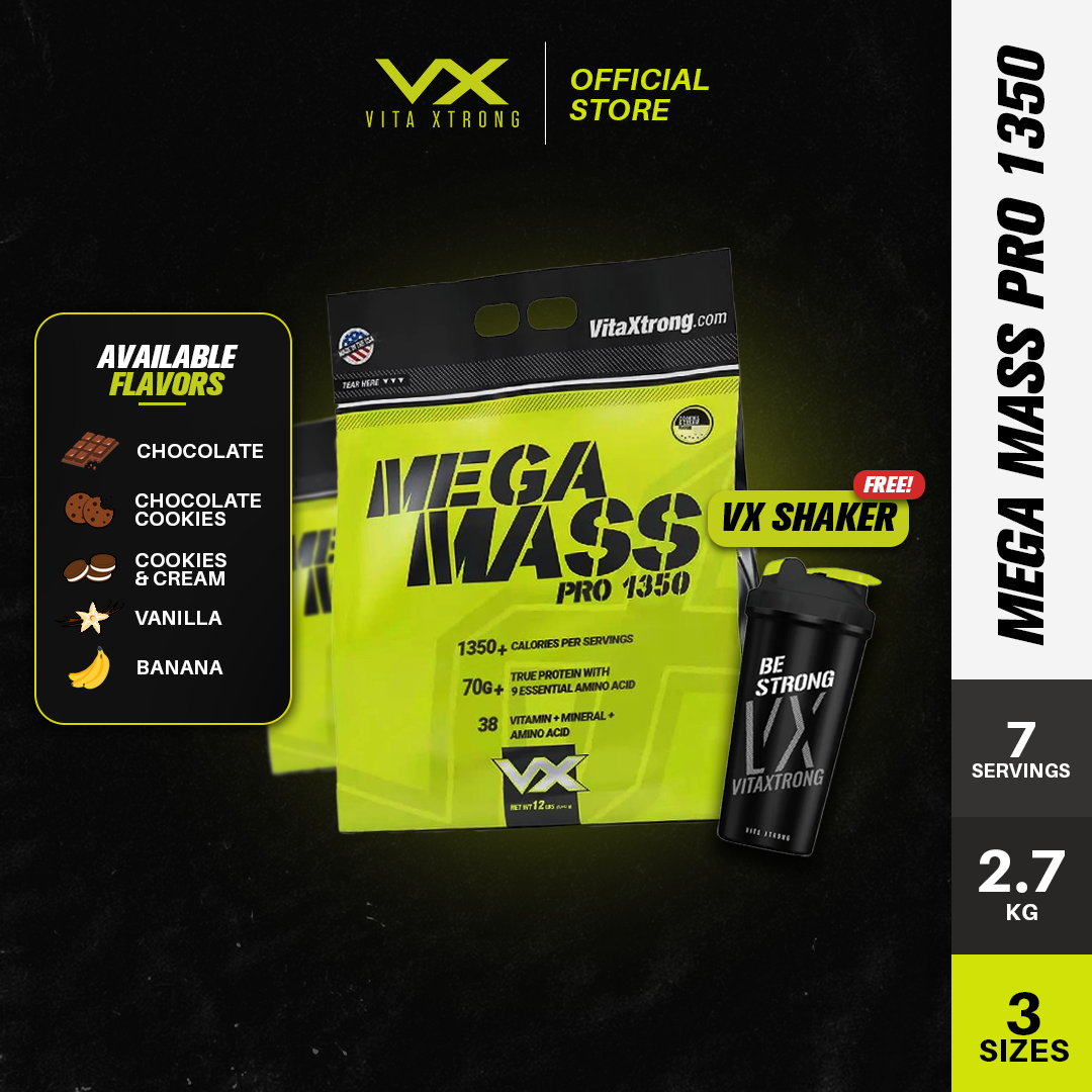 VITAXTRONG MEGA MASS PRO 1350 6lbs 2.7kg (Added 38 Vitamin & Minerals and Casein)_5