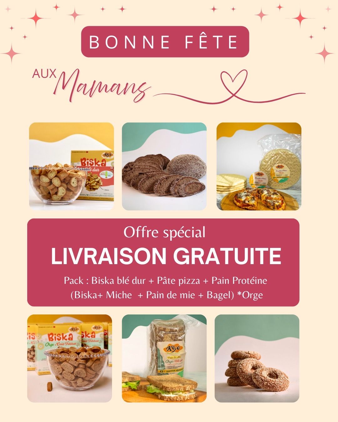 Fête des mères - pack livraison gratuite _0