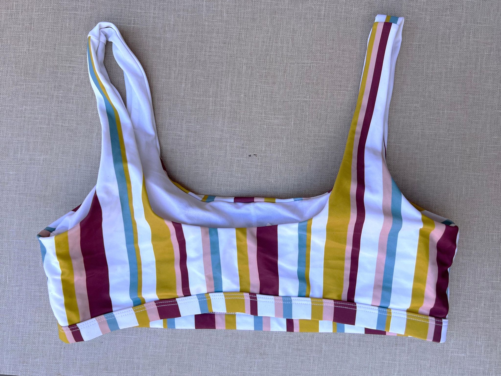 Striped Swimsuit Bralette_1
