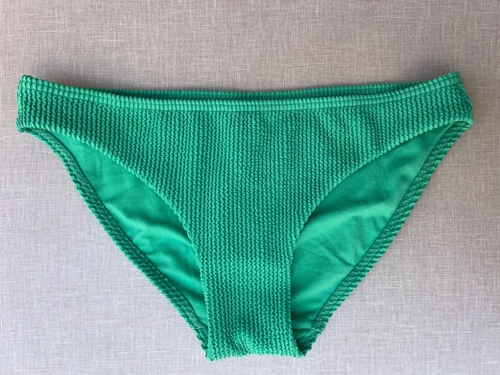 Textured Green Bikini Bottom_0