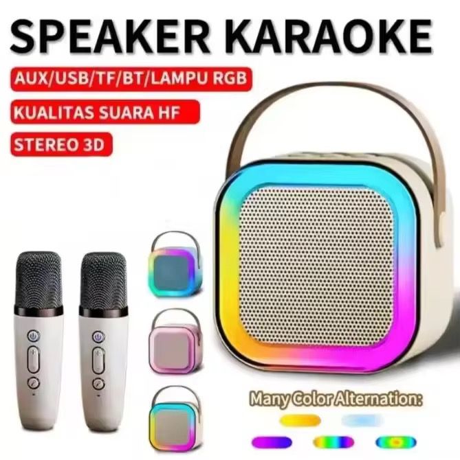 High Quality Good Price K12 Microphone Portable Wireless Speaker Kid Toy Sound Bar Mini Portable Out Door KTV Home Party BT Mic_3