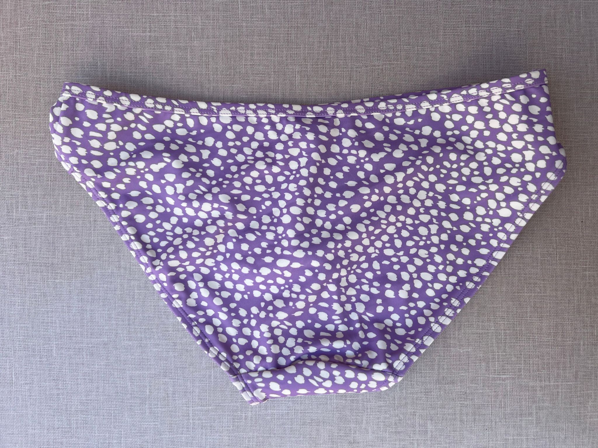  Purple and White Speckled Bikini Bottoms_2