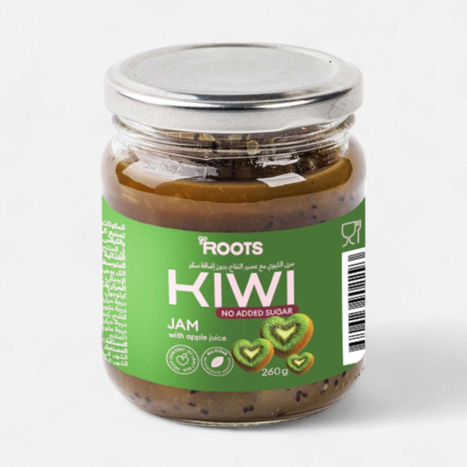 Roots Kiwi Jam with Apple Juice 260g_0