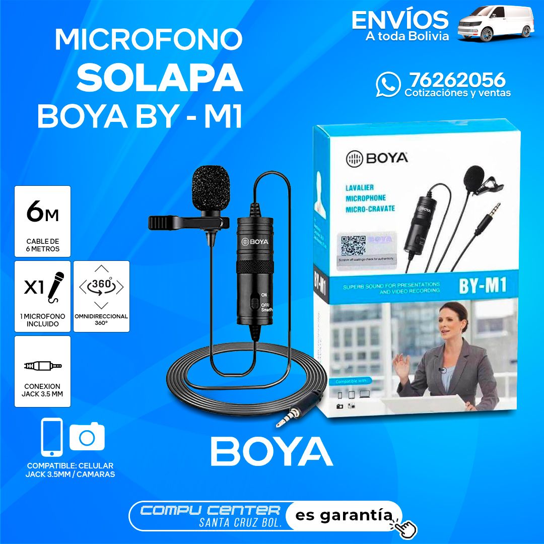 MICROFONO BOYA BY - M1 / SOLAPA_0