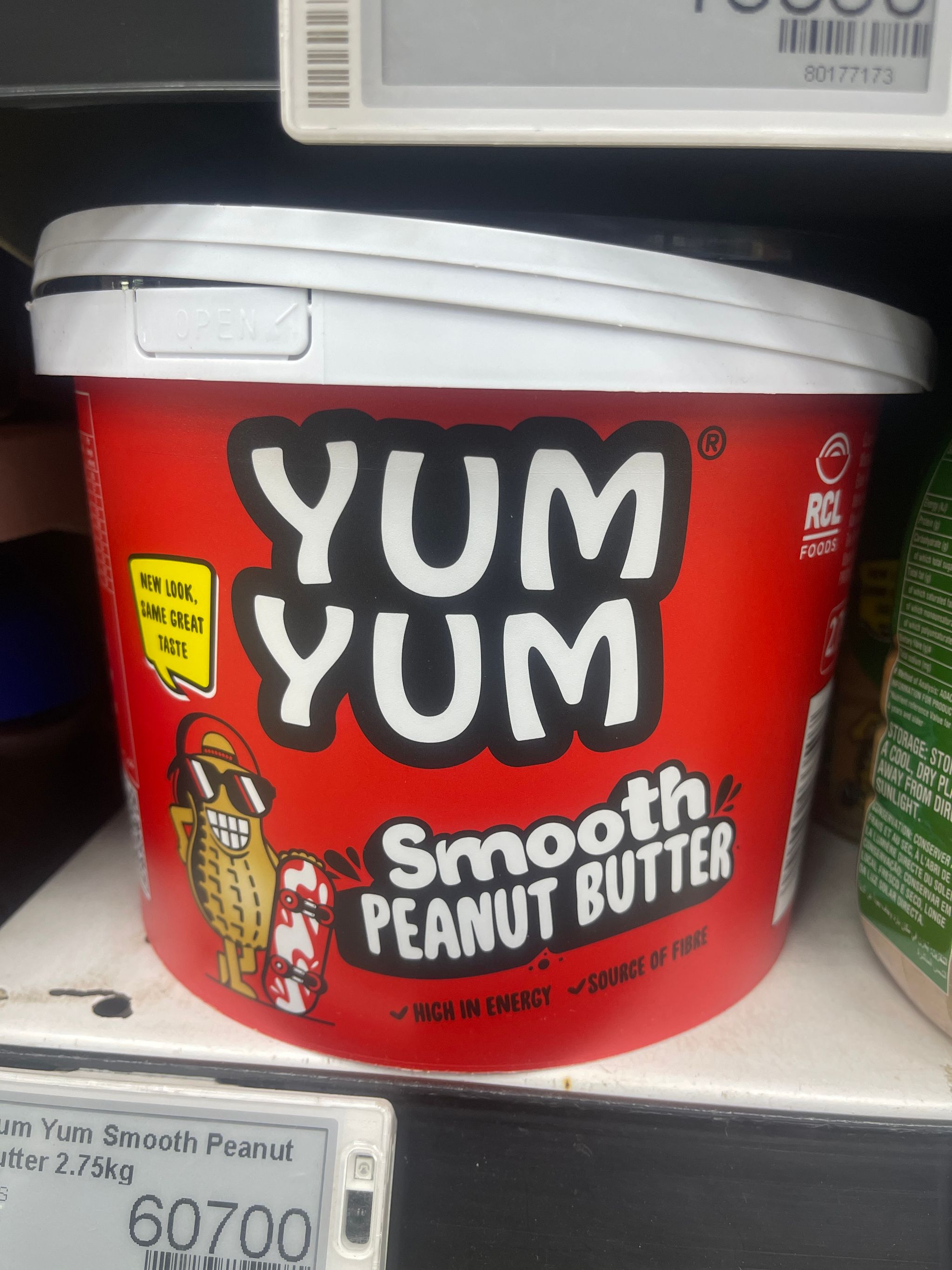 Yum Yum Smooth Peanut Butter 2.75kg_0