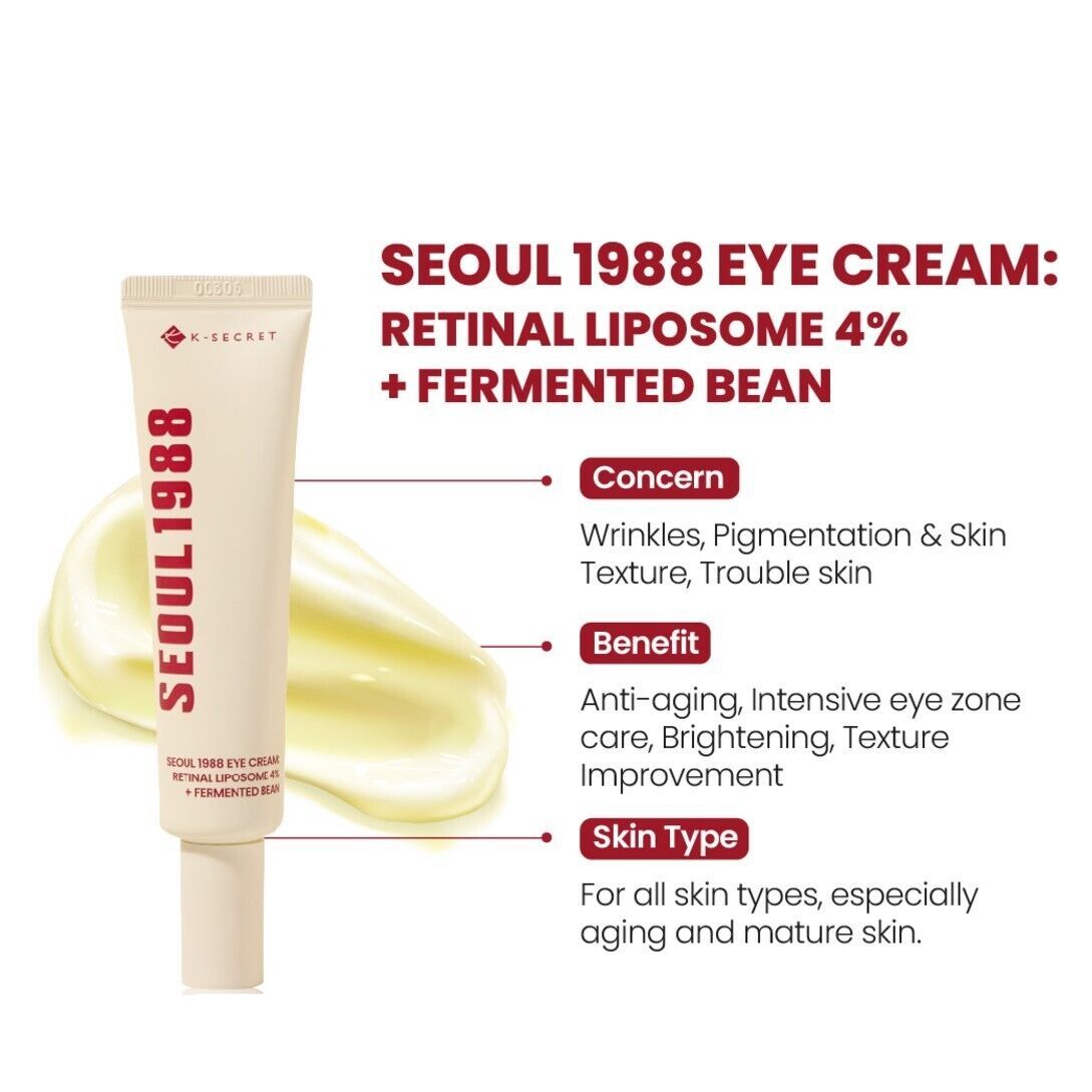 SEOUL 1988 Eye Cream : Retinal Liposome 4% + Fermented Bean_2