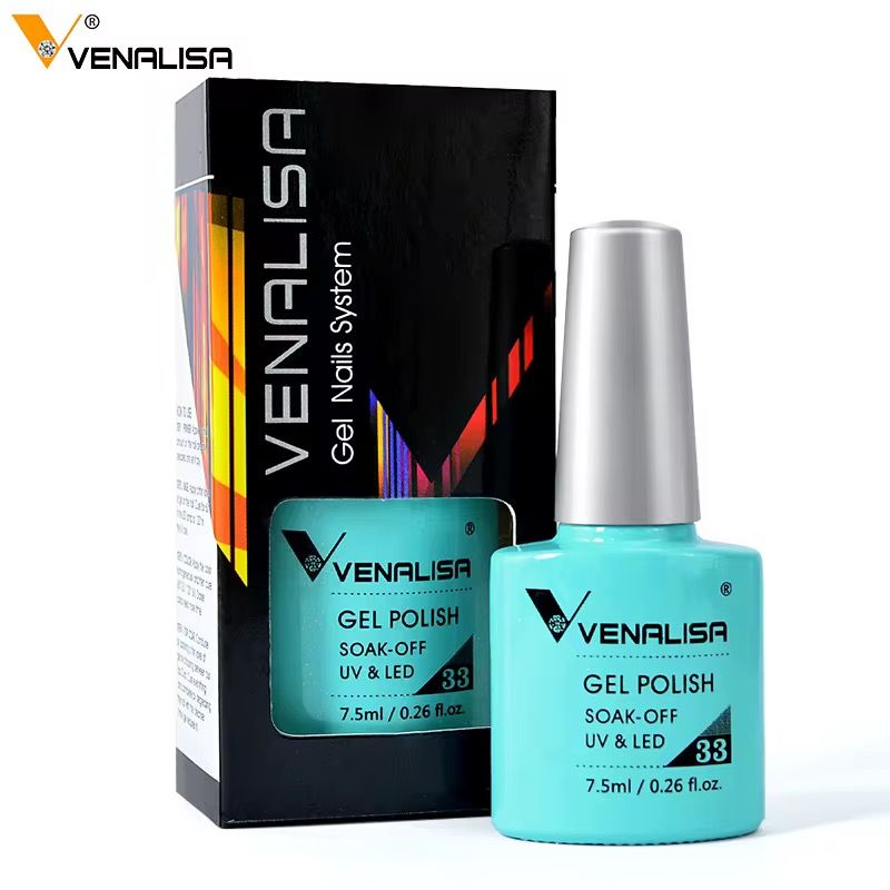 New Venalisa Nail Art UV LED Gel Nail Polish French Nail Tip Manicure Gel Varnish Enamel Lacquer Color OEM Private Logo Gels_3
