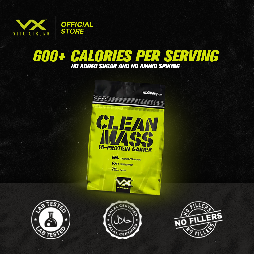 VITAXTRONG Clean Mass Hi-Protein Gainer (6lbs/2.7kg) | Build Muscle, High protein, Max Muscle Growth [VX]_2