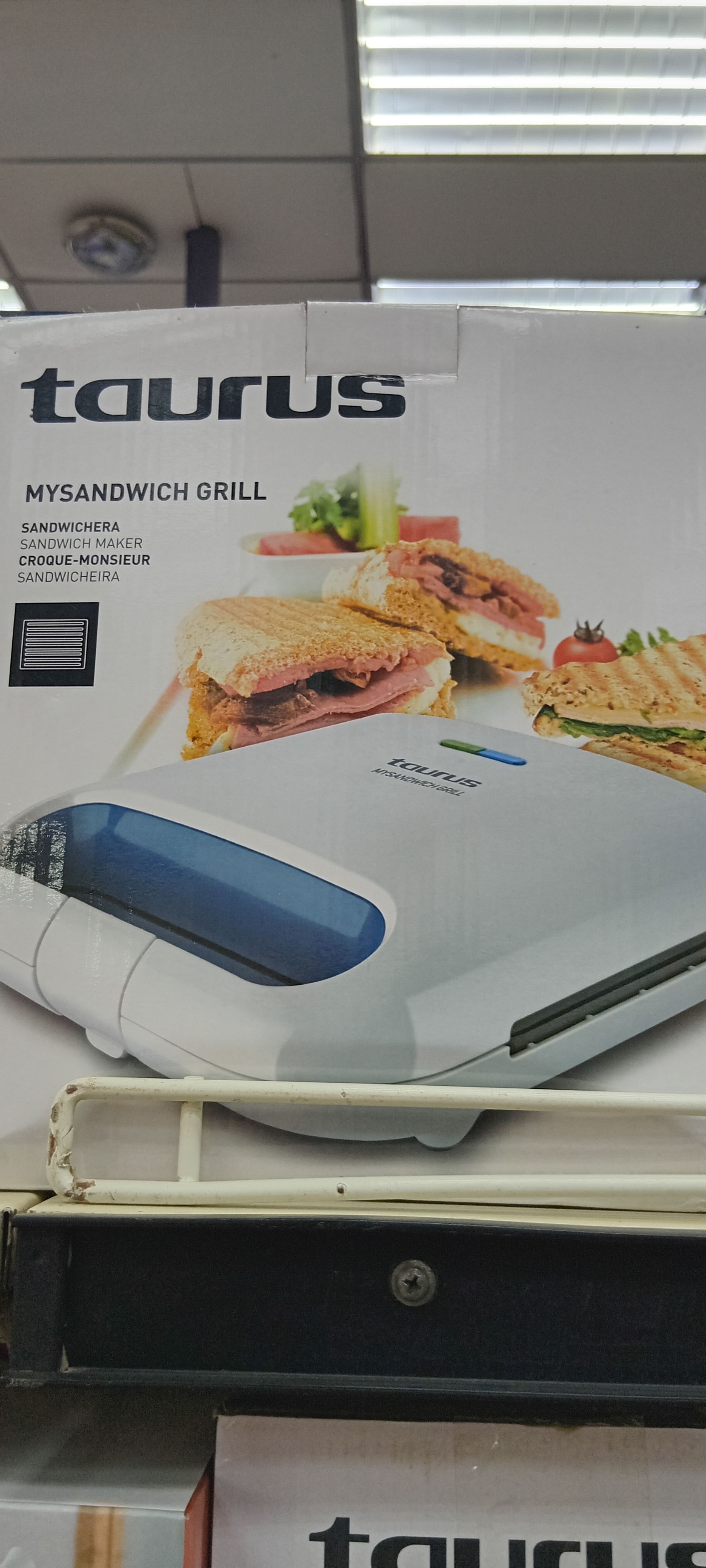 Taurus Sandwich Maker Grill 800W_0