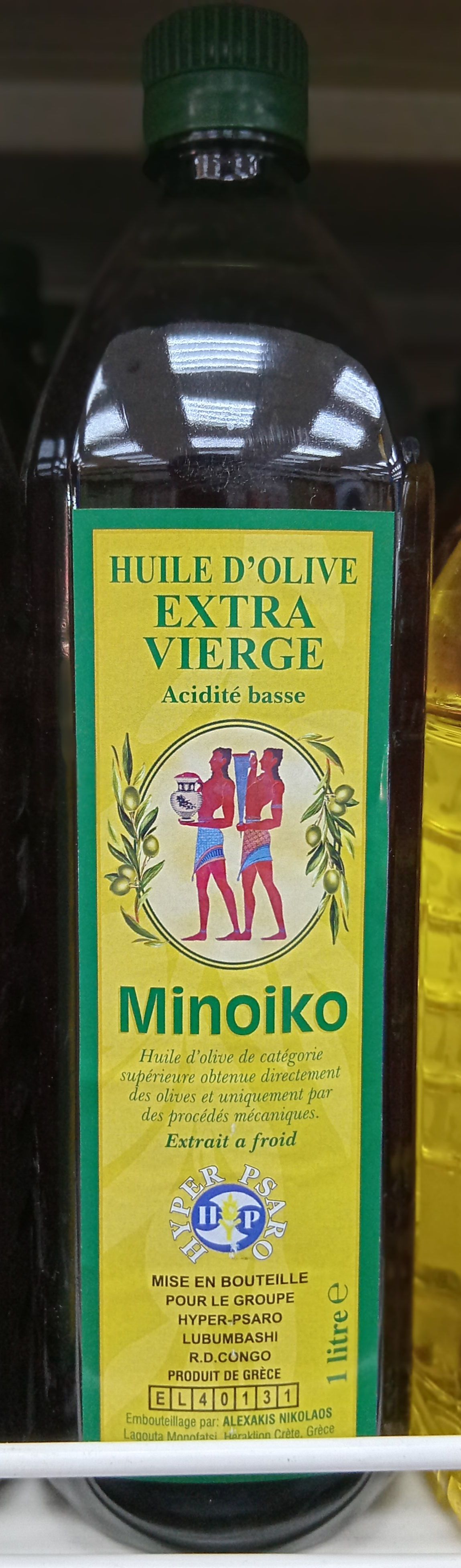 Minoiko Huile D'Olive Extra Virgin Pet 1lt_0