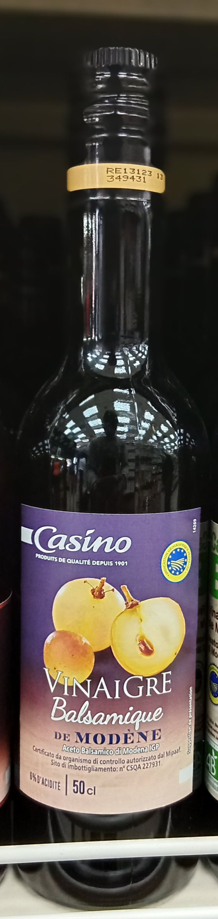 Casino Balsamique Vinaigre De Modene 500ml_0