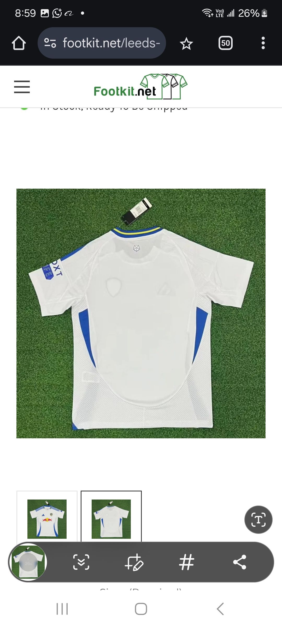 Leeds 2024/25 Home Shirt (White)_1