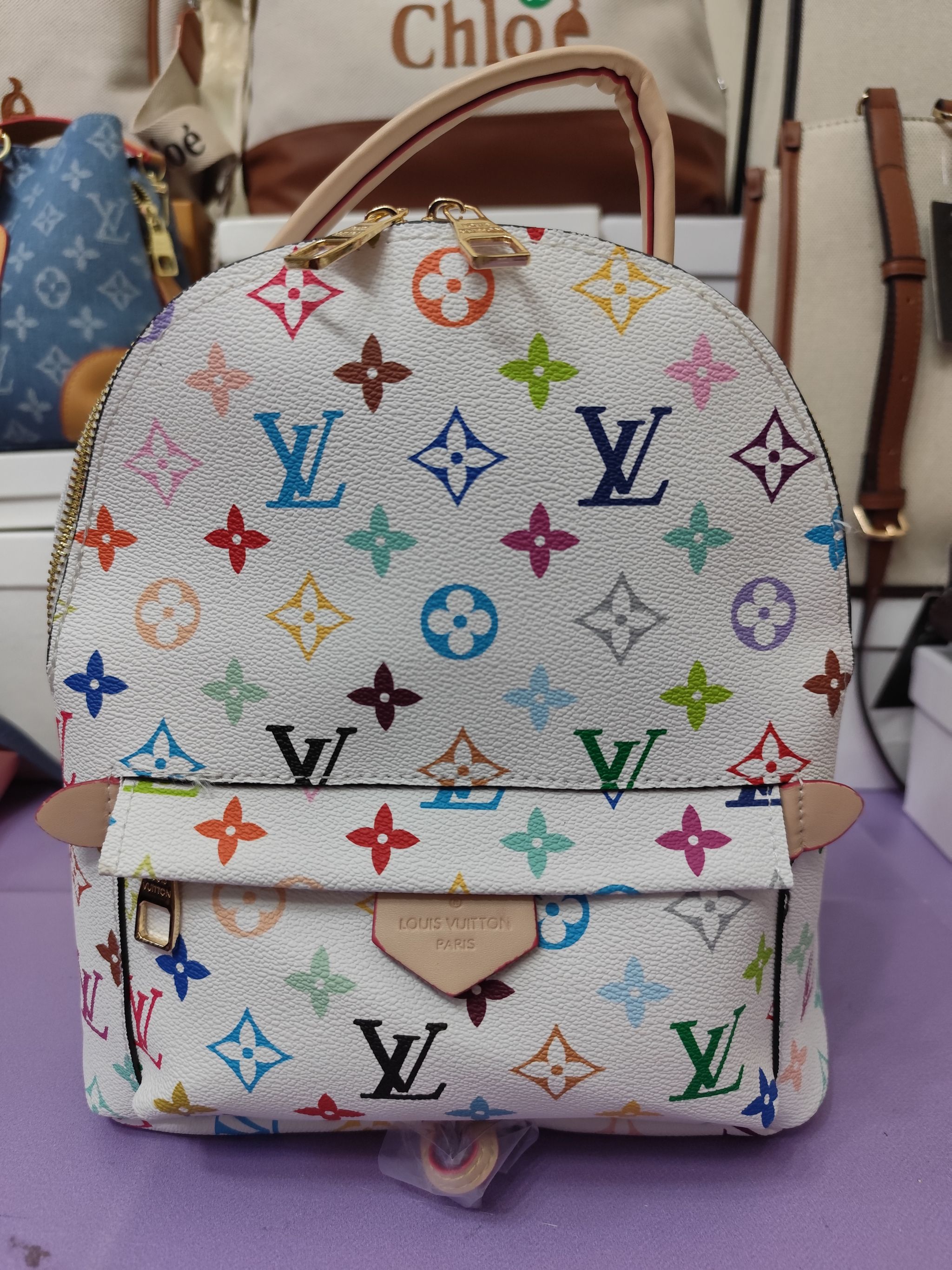 Mochila LV, blanco murakami _0