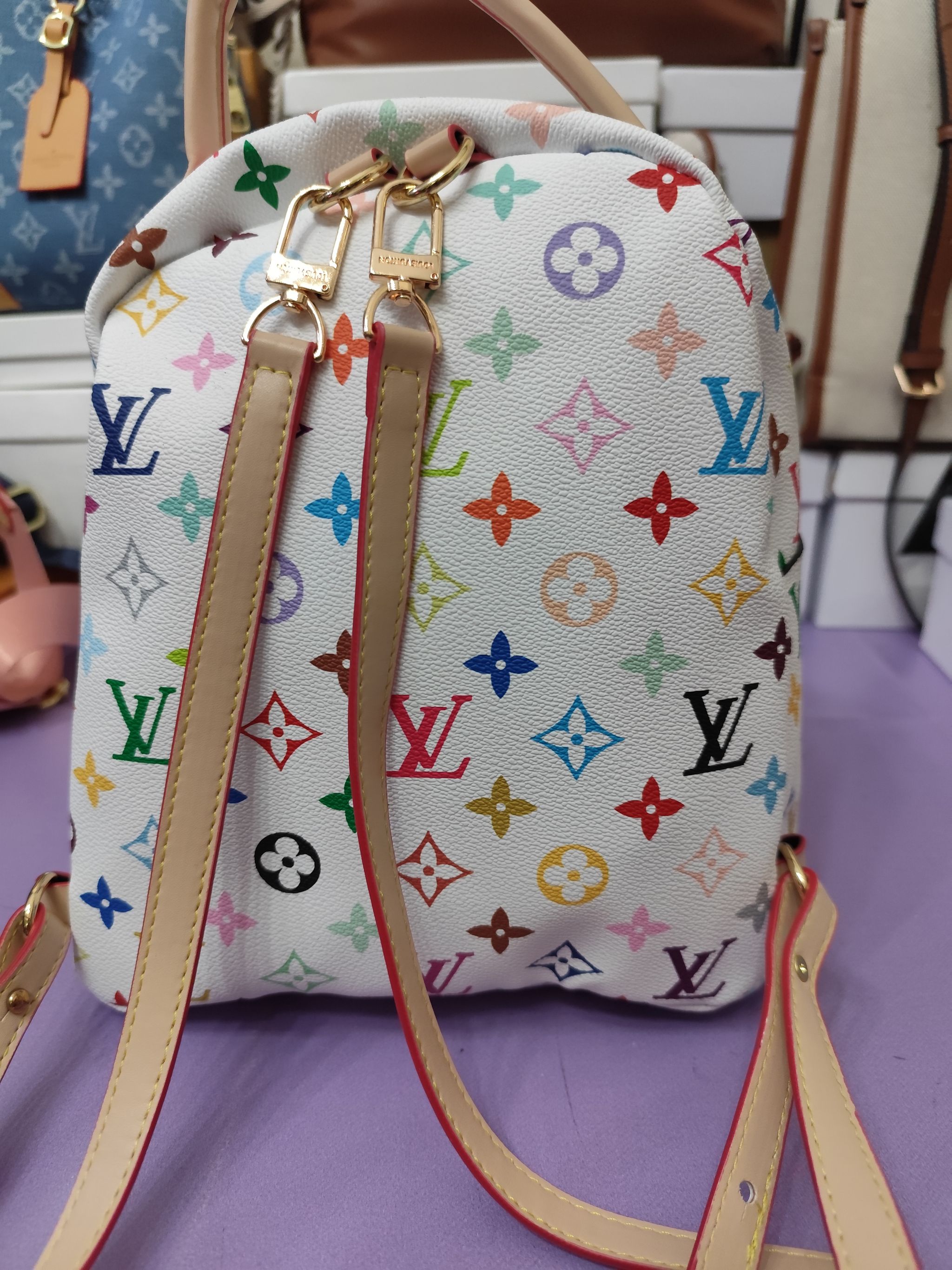 Mochila LV, blanco murakami _2
