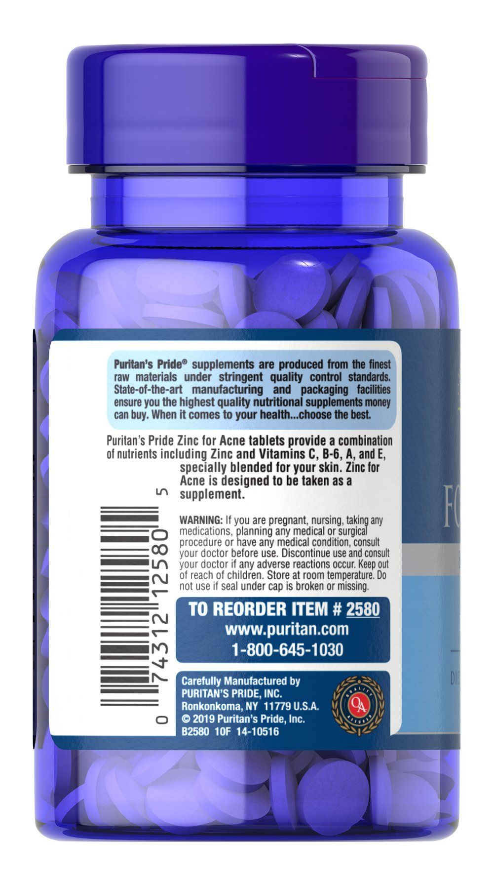 Puritans's Pride Zinc For Acne_2