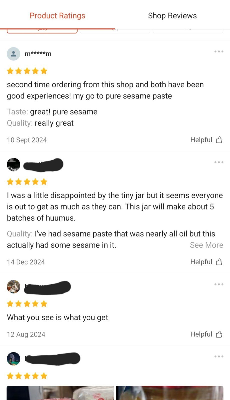 Sesame Paste 270g (Pure) Taiwan_3