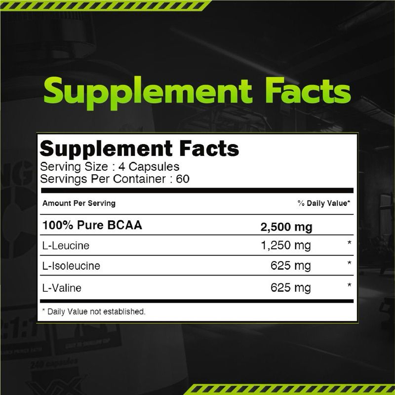 Vitaxtrong Strong BCAA 2500 (240 / 480 capsules) | Muscle Recovery, Muscle Growth, Reduce Soreness [VX]_5