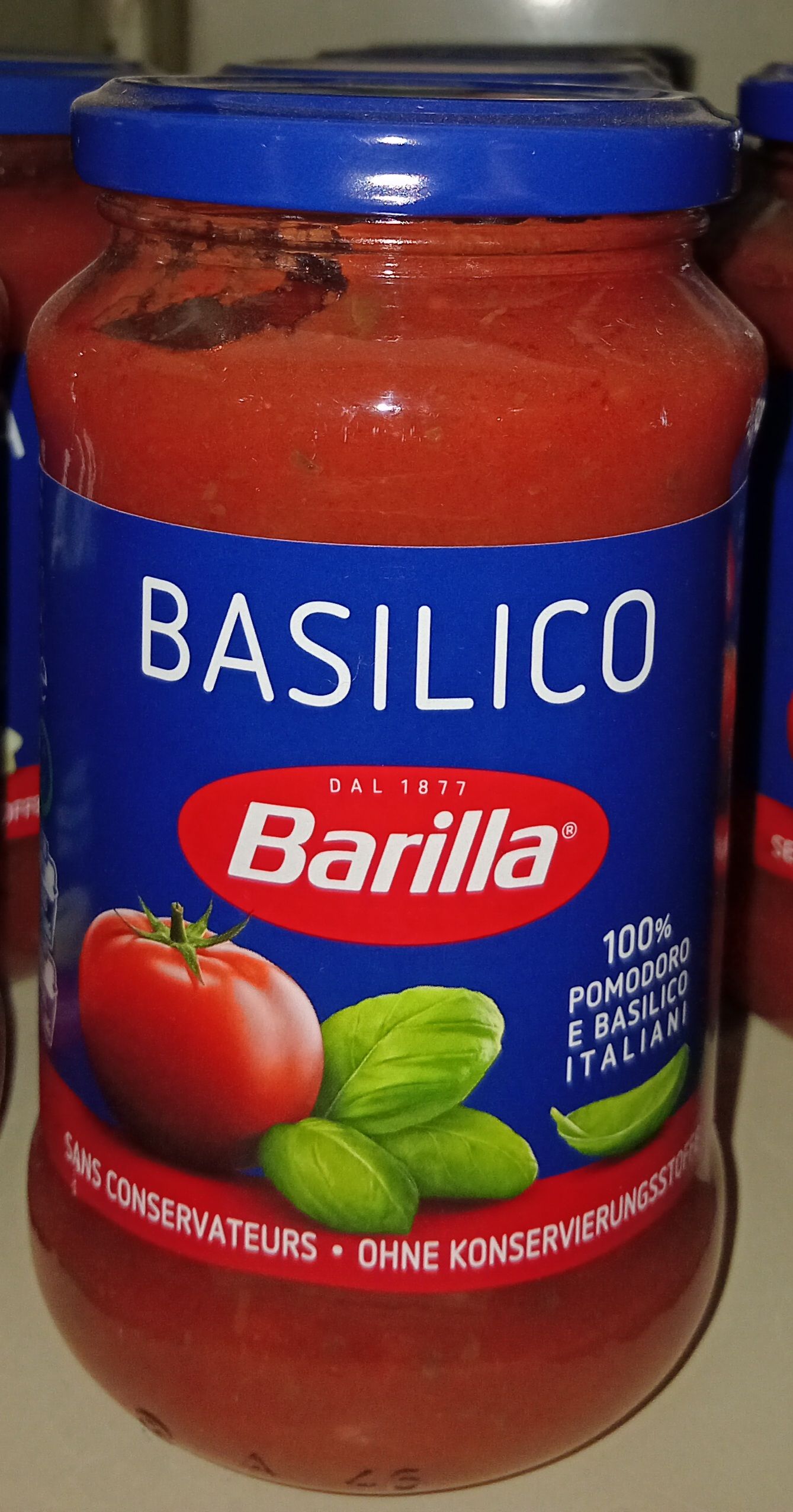 Barilla Sauce Basilico 400gr_0