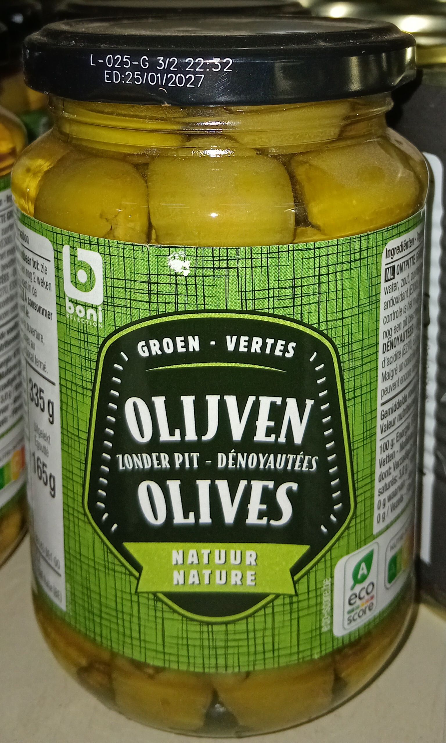 Boni Sel Olives Vertes Dénoy Glass 335gr_0