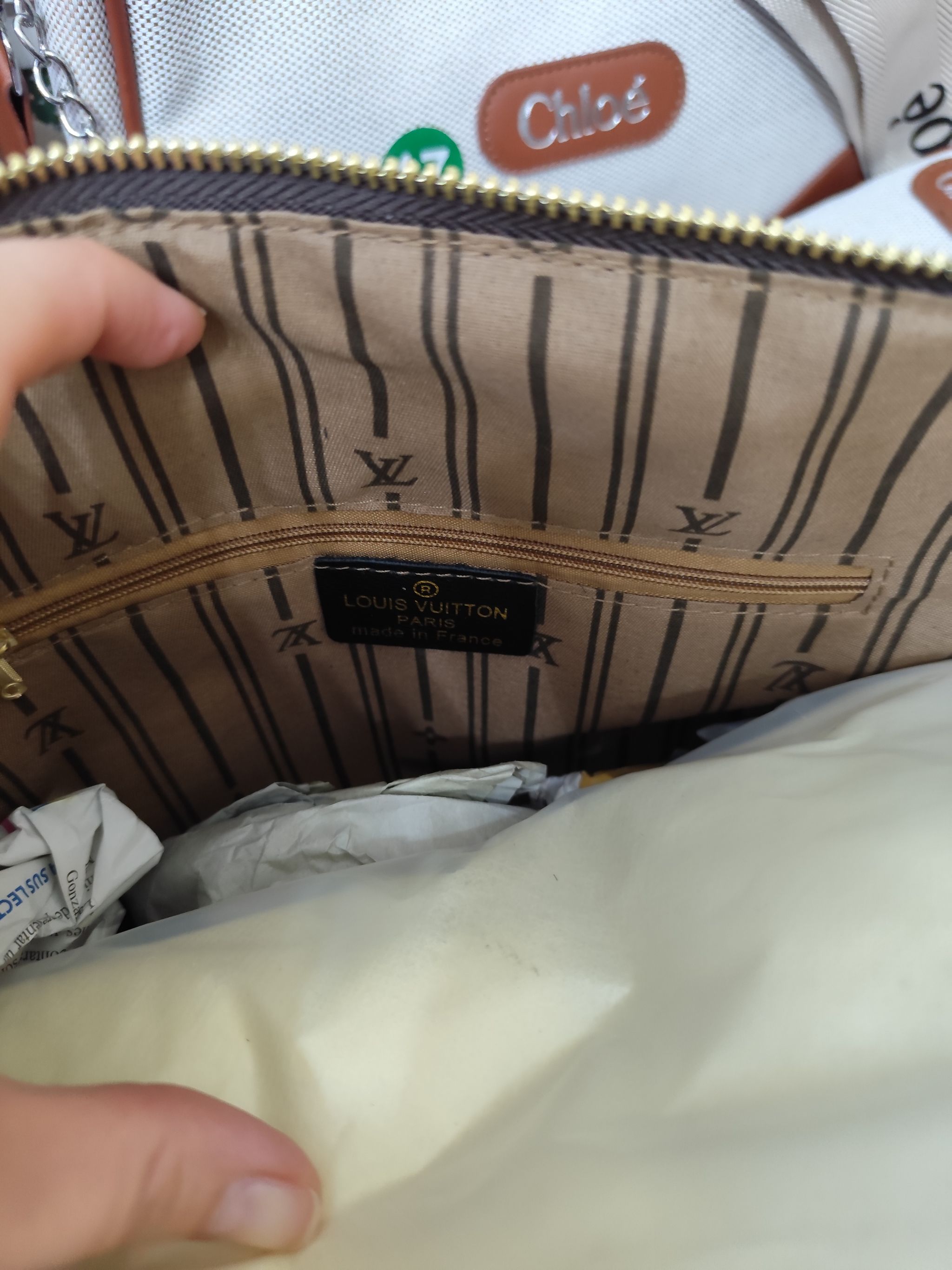 Bolsos lv, grande, marrón clásico _2