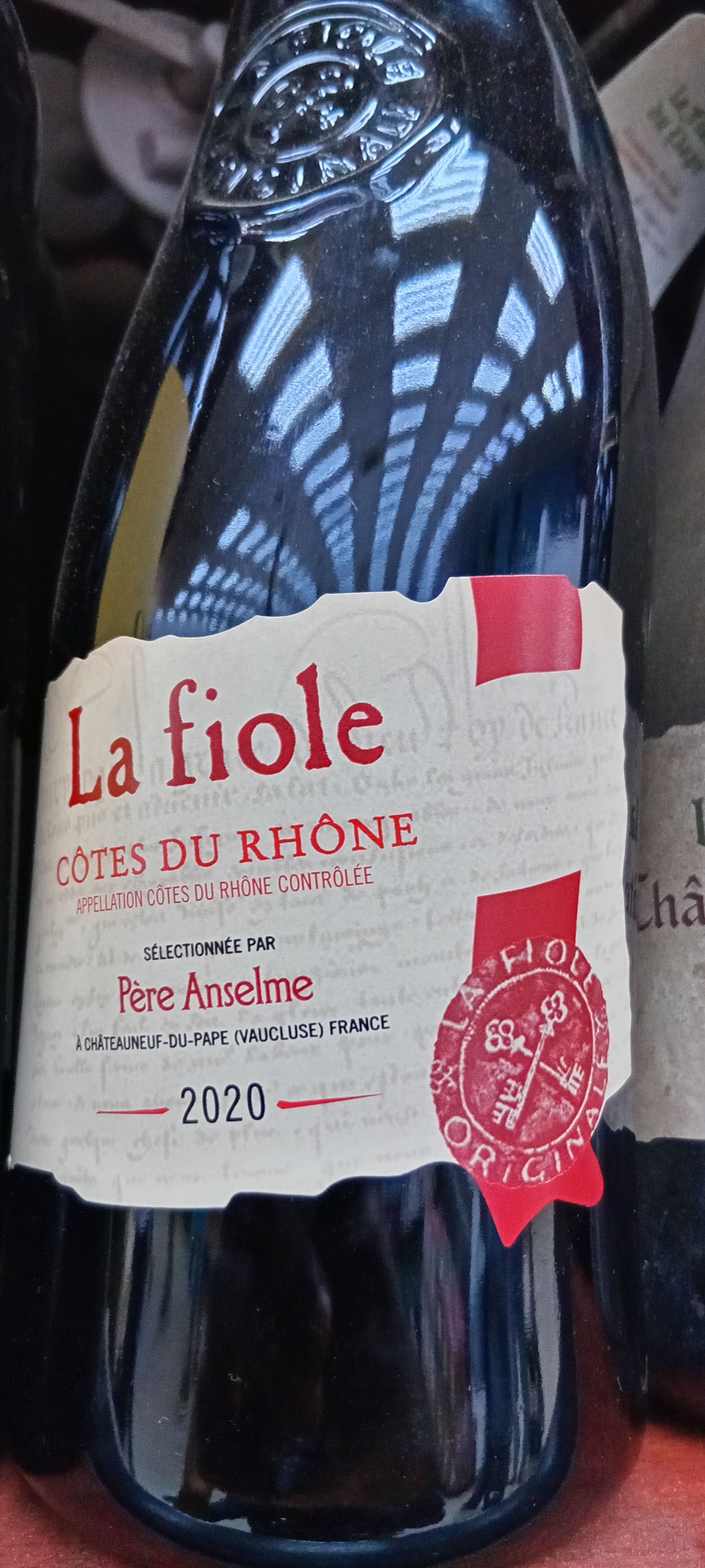 La Fiole Cotes Du Rhone Rouge 750ml_0