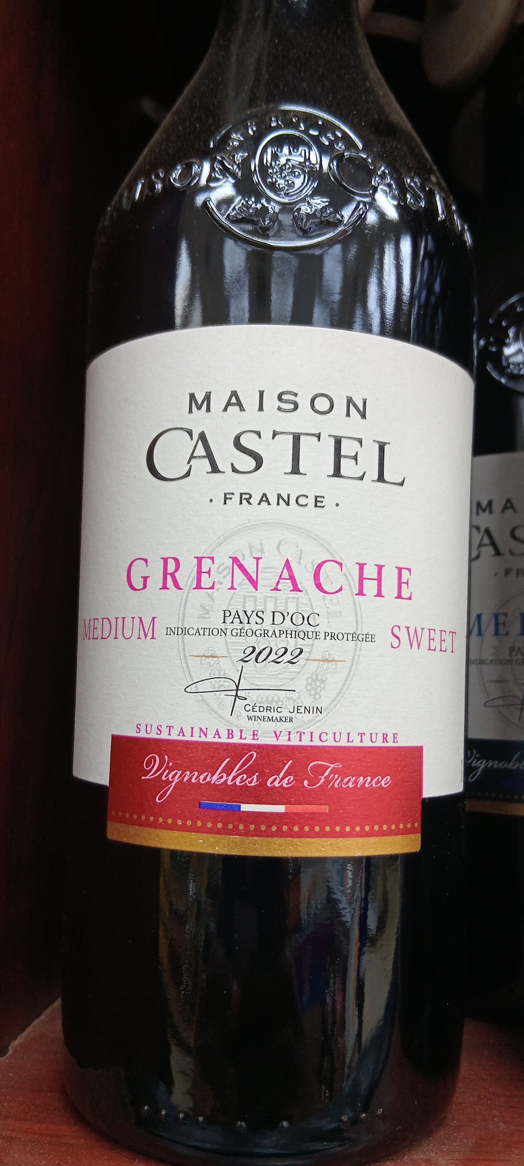 Maison Castel Syrah/Grenache Médium Sweet Rouge 75cl_0