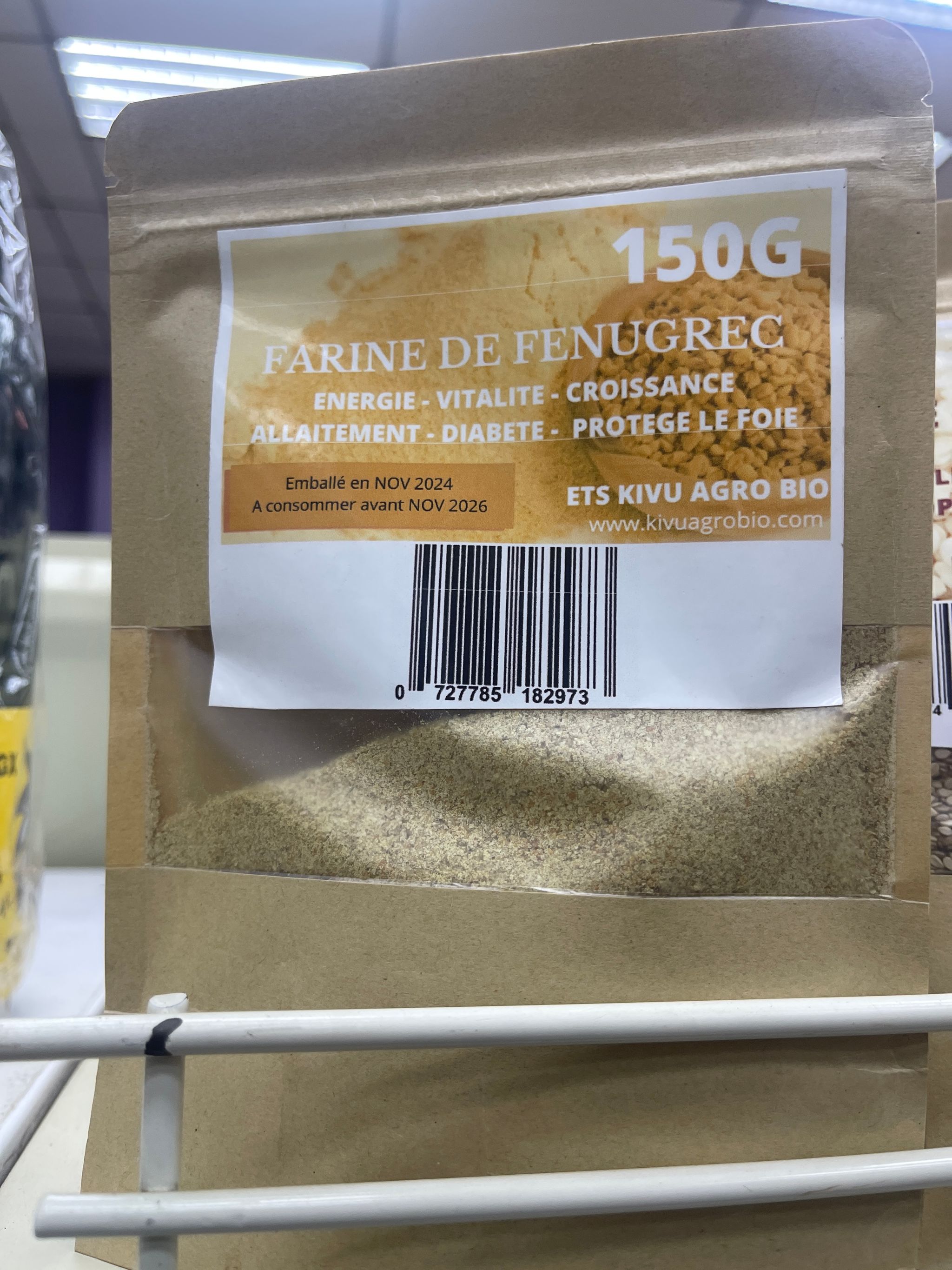 Kivu agro bio farine de fenugrec _0