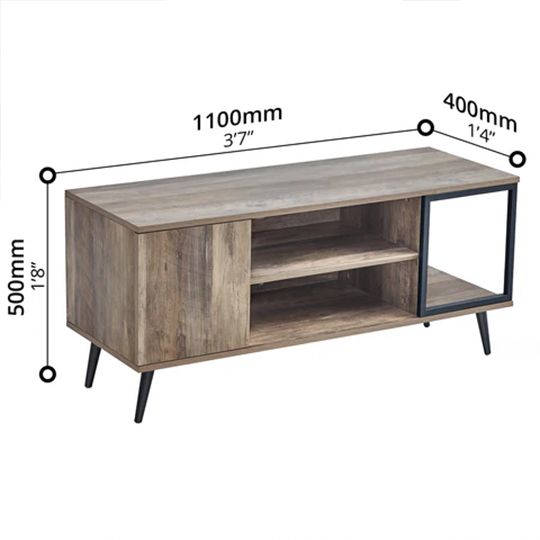 LINSY TV STAND 1 DOOR + 2 SHELVES _1