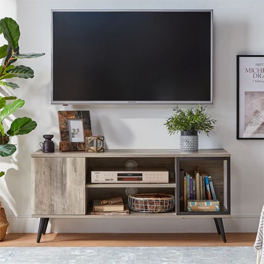 LINSY TV STAND 1 DOOR + 2 SHELVES _6