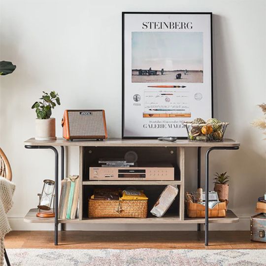 LINSY TV STAND 2 SHELVES _6
