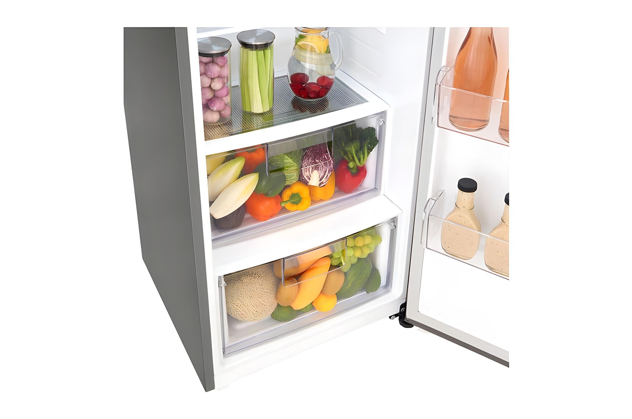 Réfrigérateur une porte 313 L avec distributeur d'eau mince_4