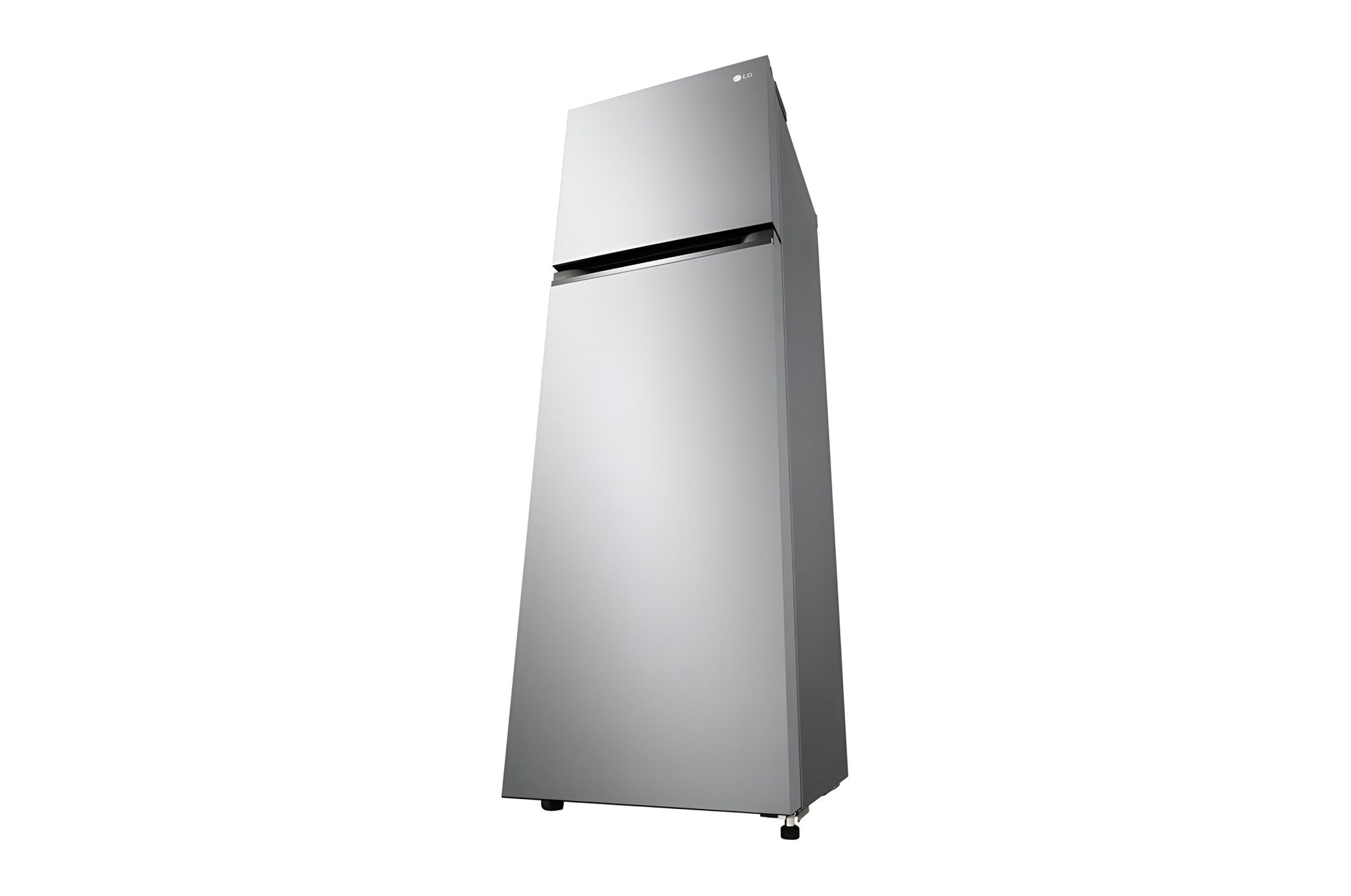 285L Top Freezer Fridge en argent platine3_4