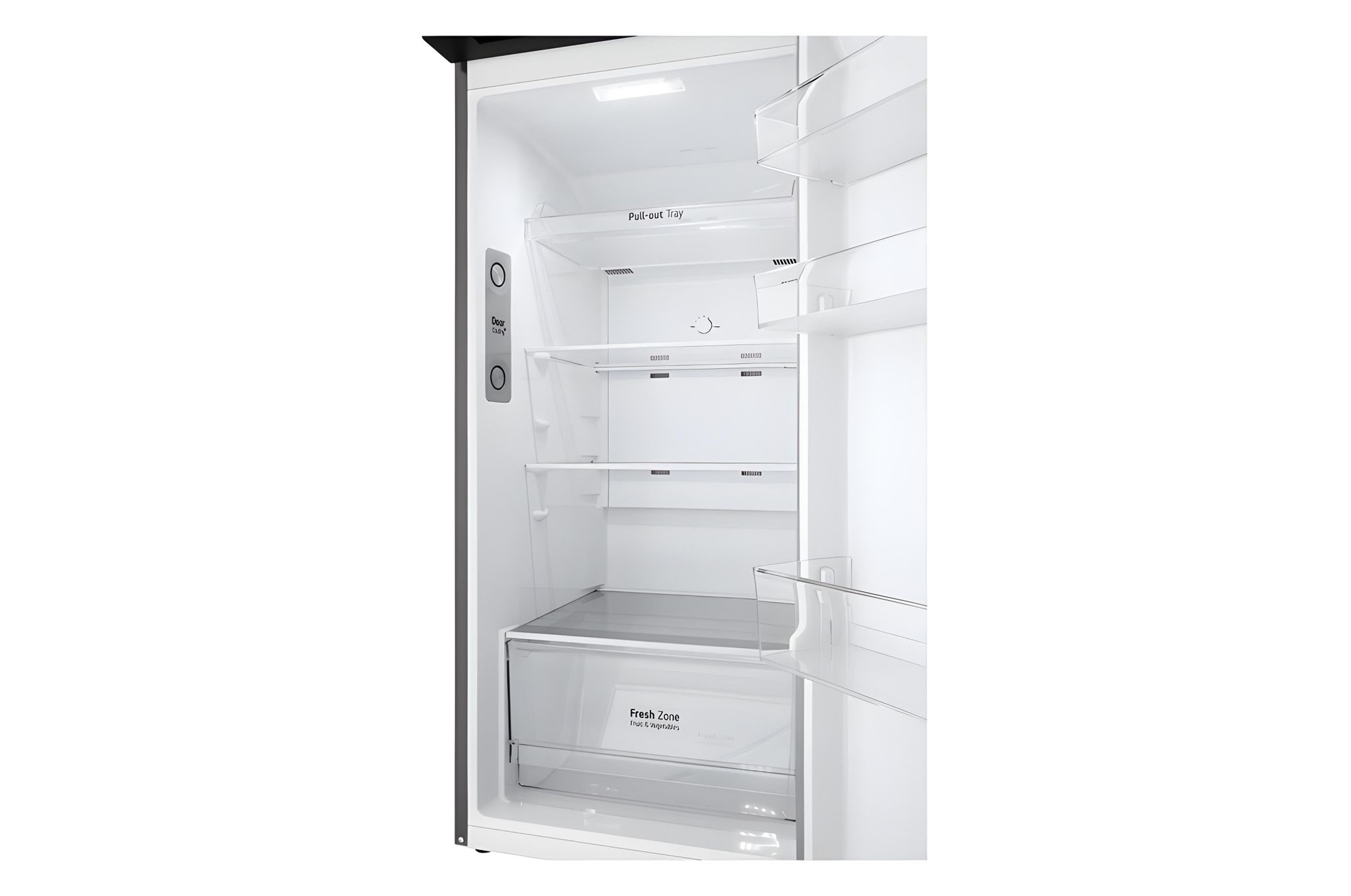 285L Top Freezer Fridge en argent platine3_7